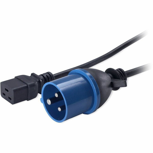 APC NetShelter Power Cord, C19 to IEC309 16A, 2.5m - 250 V AC - Black - 7.87 ft Cord Length - IEC 60309 16A - 1 Each