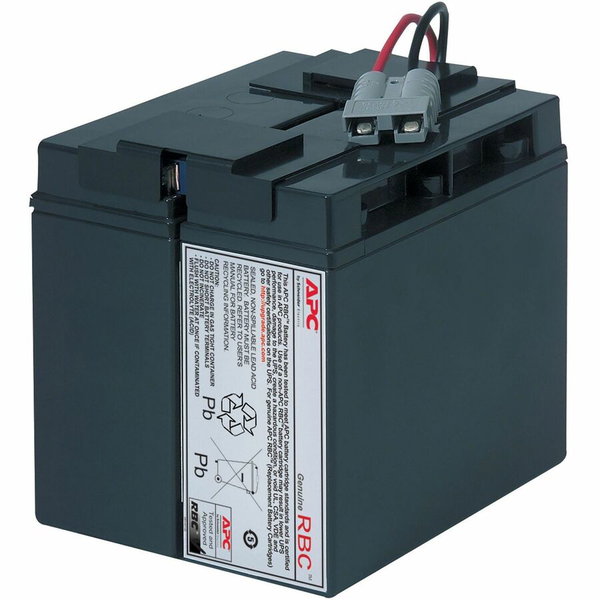 APC Replacement Battery Cartridge for Smart-UPS Line Interactive, 24V 17Ah lead-acid battery, 2-year repair or replace warranty - Lead Acid - Valve-regulated - Hot Swappable - 3 Year Minimum Battery Life - 5 Year Maximum Battery Life