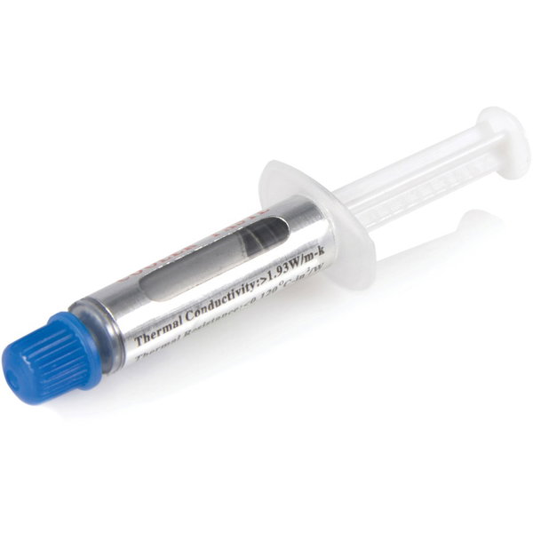 StarTech Thermal Paste, 1.5g Metal Oxide Heat Sink Compound, Re-sealable Syringes, CPU Paste - 1.5g thermal heat paste; Metal oxide compound - 4-6 applications per tube - Operational temperatures of -22F to 365F - Thermal conductivity greater than 3.195W/