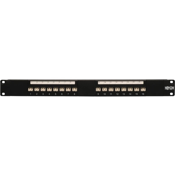 Tripp Lite by Eaton 16-Port Fiber Patch Panel 1U (LC/LC) Multimode or Singlemode - 16 x LC
