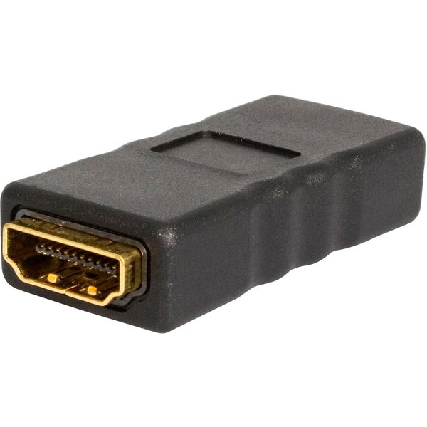 StarTech HDMI to HDMI Adapter, High Speed HDMI to HDMI Connector, 4K 30Hz HDMI to HDMI Coupler, HDMI Female to HDMI Female Converter - HDMI 1.4b Coupler; 4K (3840x2160p 30Hz)/Full HD 1080p/10.2 Gbps bandwidth/8Ch Audio - Molded PVC adapter; Small 1.8"(46m