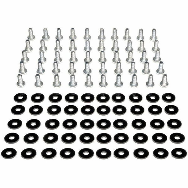 Tripp Lite by Eaton SmartRack Threaded Hole Hardware Kit - 50 each #12-24 screws - Rack Screw, Flat Washer