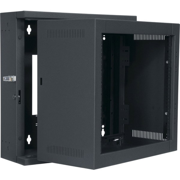 Middle Atlantic EWR 12RU Pivoting Wall Mount Enclosure - No Front Door - 22in Depth Wall Mount Rack - TAA Compliant - 12U Rack Height x 19" Rack Width - Wall Mountable - Steel