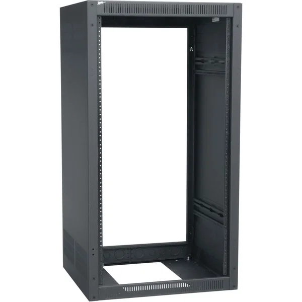 Middle Atlantic ERK Series Rack, ERK-2725LRD - For A/V Equipment - 27U Rack Height x 19" Rack Width x 23.47" Rack Depth - Floor Standing - Black Powder Coat - Steel - 2500 lb Maximum Weight Capacity