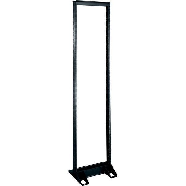 Middle Atlantic RL Series Rack, RL10-38 - 38U Rack Height x 19" Rack Width x 3" Rack Depth - Black - Steel - 800 lb Maximum Weight Capacity