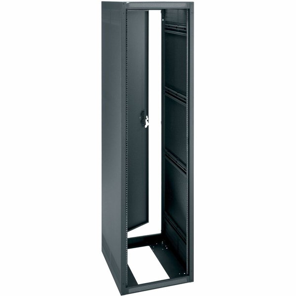 Middle Atlantic ERK 40RU AV Floor Standing Rack - 25in Depth Floor Standing Cabinet - TAA Compliant - 40U Rack Height x 19" Rack Width x 23.47" Rack Depth - Floor Standing Enclosed Cabinet - Black - Steel - 2500 lb Maximum Weight Capacity - TAA Compliant