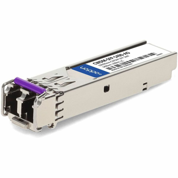 AddOn Cisco CWDM-SFP-1490 Compatible TAA Compliant 1000Base-CWDM SFP Transceiver (SMF, 1490nm, 100km, LC) - 100% compatible and guaranteed to work