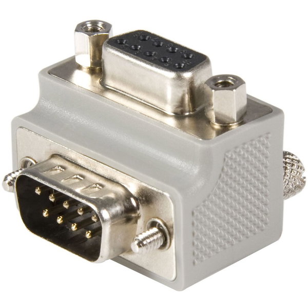 StarTech Serial adapter cable - Type 2 - right angle DB9 (m) -DB9 (f) - Serial ATA - Add space for your DB9 serial port and connect a DB9 cable even in tight installation spaces