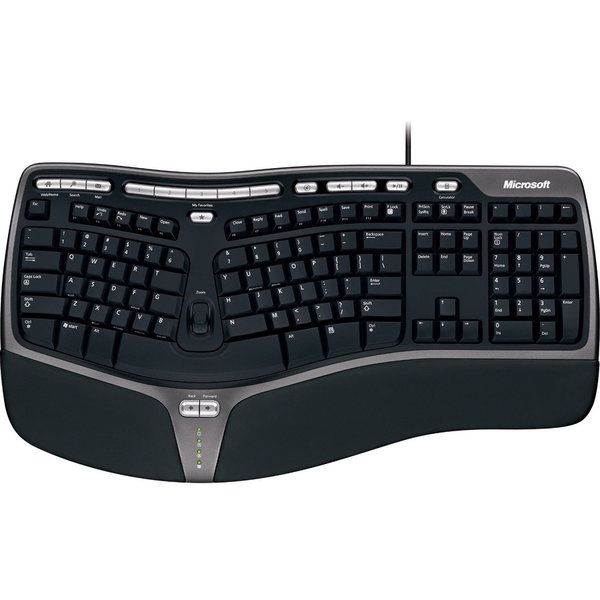 Protect Microsoft Ergonomic Keyboard Cover - Supports Keyboard - Washable, Dust Proof - Clear