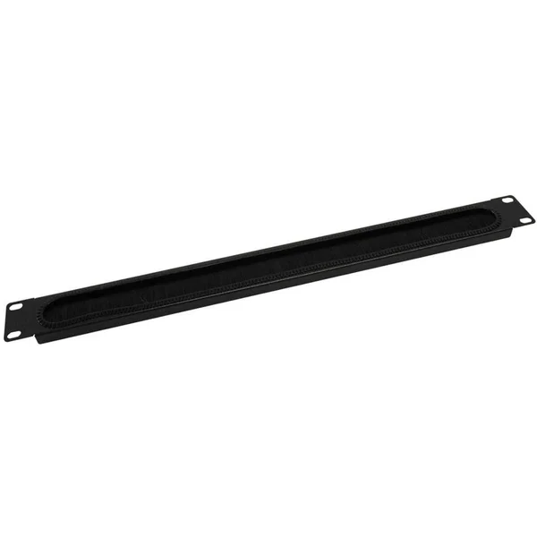 Tripp Lite by Eaton Rack Enclosure Cabinet Cooling Horizontal Brush Strip 1URM - Cable Pass-through - Black - 1U Rack Height