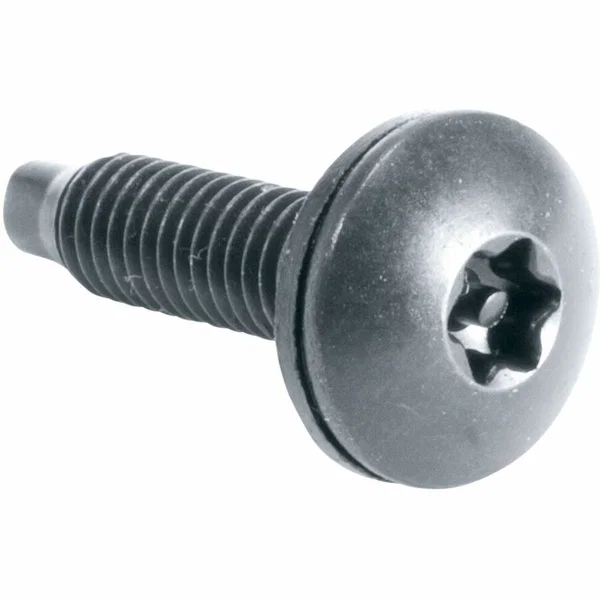 Middle Atlantic 10-32 Rackscrew for Star Posts - 50 Piece - Rack Screw - 10 - 0.75" - Black - 50 / Pack