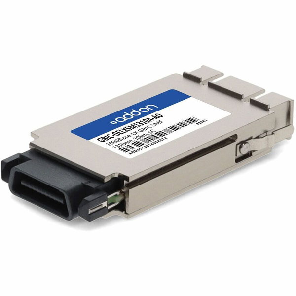 AddOn HP GBIC-GELXSM1310A Compatible TAA Compliant 1000Base-LX GBIC Transceiver (SMF, 1310nm, 10km, SC) - 100% compatible and guaranteed to work