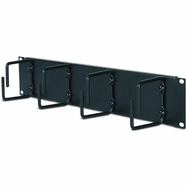 APC Horizontal Cable Organizer 2U - Cable Manager - Black - 2U Rack Height - 1 Each
