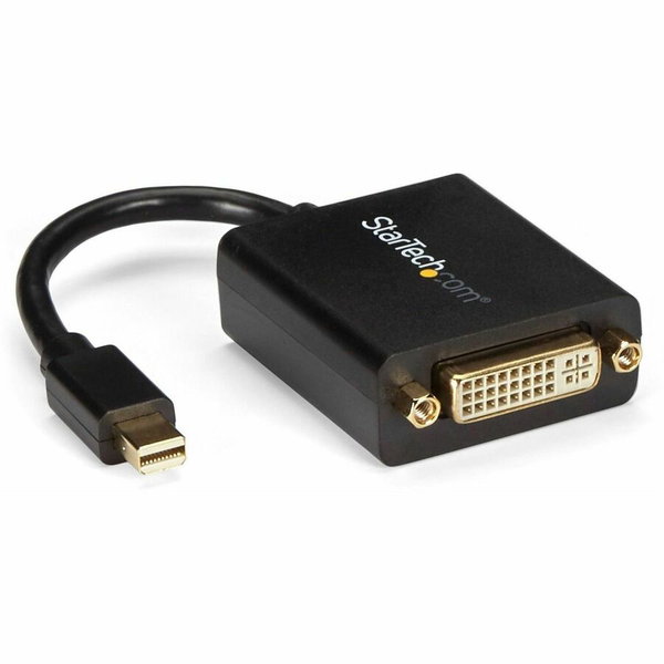 StarTech Mini DisplayPort to DVI Adapter, Mini DP to DVI-D Converter, 1080p Video, VESA Certified, mDP 1.2 to DVI Monitor/Display - Passive Mini DP to DVI-I (digital only DVI-D) single-link converter supports 1080p 60Hz video; mDP 1.2; EDID/DDC | DisplayP