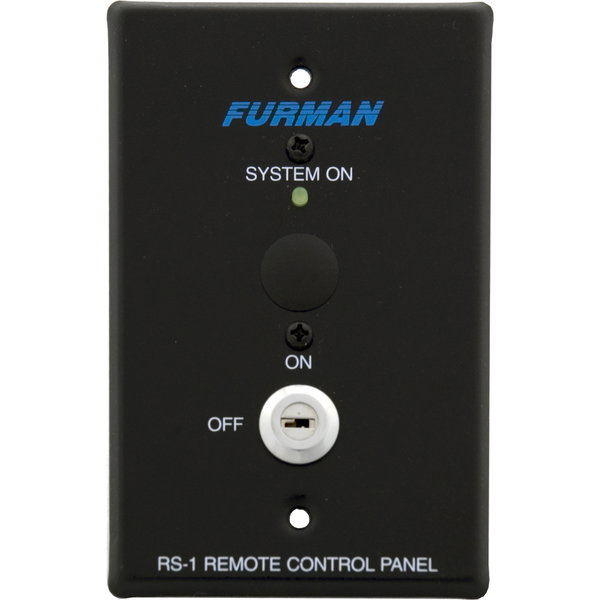 Furman Maintained Contact Remote Control Panel RS-1 - For Power Equipment - BatteryBlack