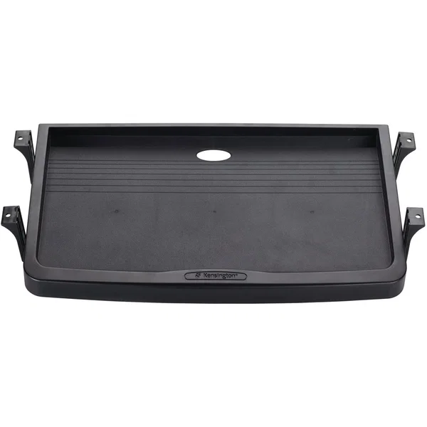 Kensington Standard Underdesk Keyboard Drawer - 1.5" Height x 20.4" Width x 12" Depth - Black - Plastic - 1