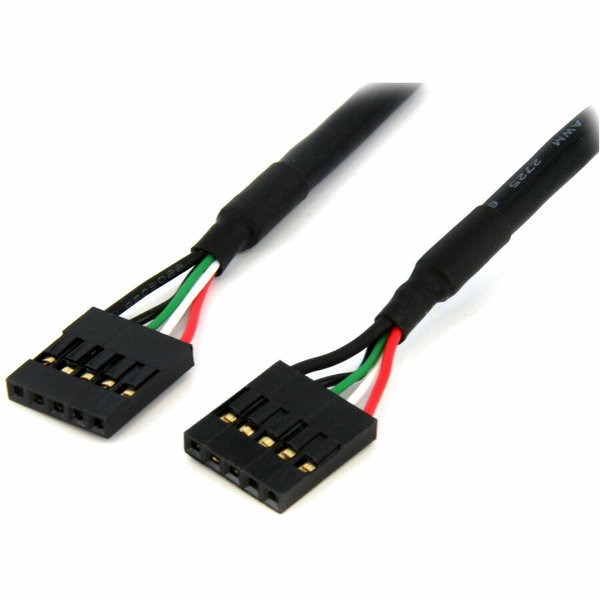 StarTech 18in Internal USB IDC Motherboard Header Cable - Connect a front panel USB hub or card reader directly to a motherboard header connector