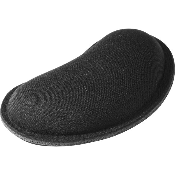 Allsop Ergoprene Gel Wrist Rest Small - Black - (30211) - 1" Height x 5.30" Width x 3" Depth - Black - Gel, Ergoprene - Anti-skid