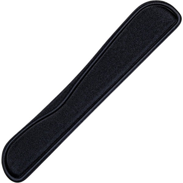 Allsop Ergoprene Gel Wrist Rest - Black - (30192) - 1" Height x 17.50" Width x 3" Depth - Black - Gel, Ergoprene - Anti-skid