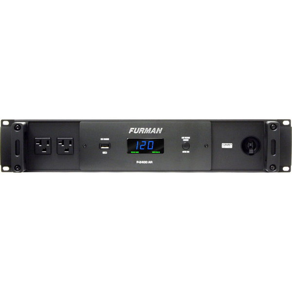 Furman Prestige Series P-2400 AR 20A Voltage Regulator/Power Conditioner - Surge, Spike, Sag, Brownout, Over Voltage, AC Noise, Transient, Inrush Current protection - NEMA 5-20R, USB - 110 V AC Input2400 W
