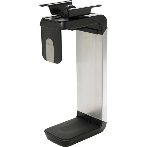 Humanscale Cpu Holder In In Brushed Aluminium Or Black - Steel, Aluminum, Polypropylene