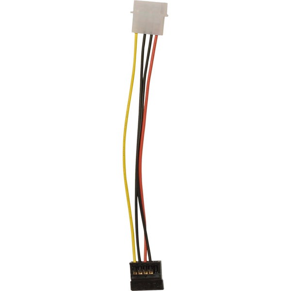 SYBA Multimedia SATA Power Cable - For Power Supply, Hard Drive - 7.25" Cord Length - Molex / SATA
