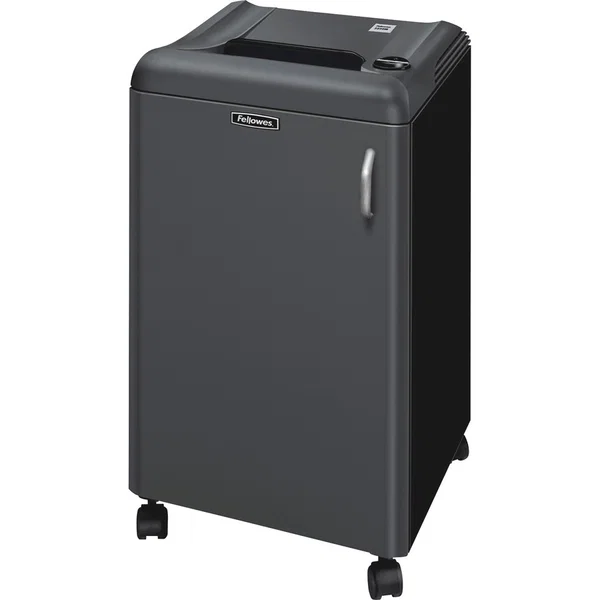 Fellowes Fortishred™ 2250M TAA Compliant Micro-Cut Shredder - Continuous Shredder - Micro Cut - 10 Per Pass - for shredding Staples, Credit Card, Paper Clip, Paper - 0.063" x 0.563" Shred Size - P-5 - 20 ft/min - 10.25" Throat - 20 gal Wastebin Capa