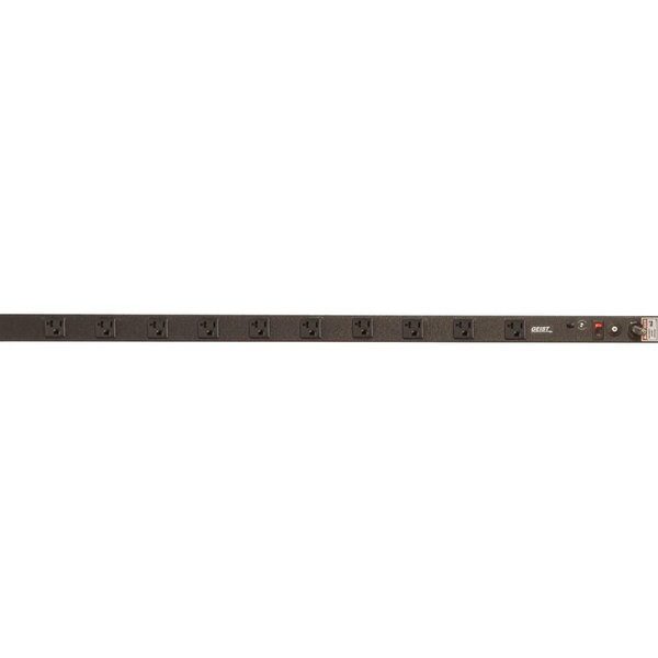 Vertiv Geist Basic 10-Outlets PDU - Basic - NEMA L5-20P - 10 x NEMA 5-20R - 120 V AC - 1900 W - 10 ft Cord Length - Vertical - Rack-mountable