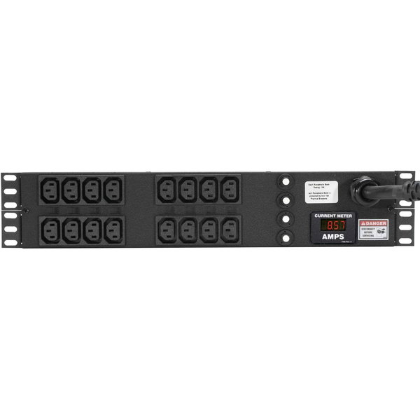 Vertiv Geist Basic 16-Outlets PDU - Basic - NEMA L6-30P - 16 x IEC 60320 C13 - 230 V AC - 4900 W - 10 ft Cord Length - 1U - Horizontal - Rack-mountable