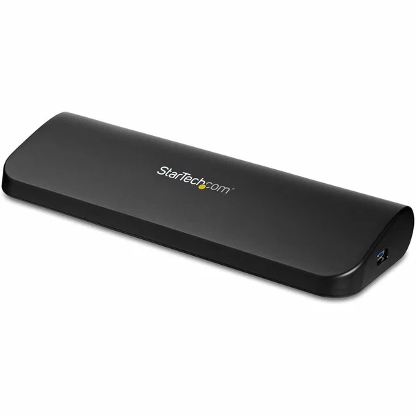 StarTech Dual Monitor USB 3.0 Laptop Docking Station, HDMI & DVI/VGA, 3x USB-A Hub, GbE, Audio, Universal USB-A Dock, Win/Mac, TAA - Dual Monitor USB 3.0 docking station w/ HDMI VGA DVI - Up to 1920x1080 (HDMI) 1920x1200 (DVI-D) and 2048x1152 (VGA) - 3x U