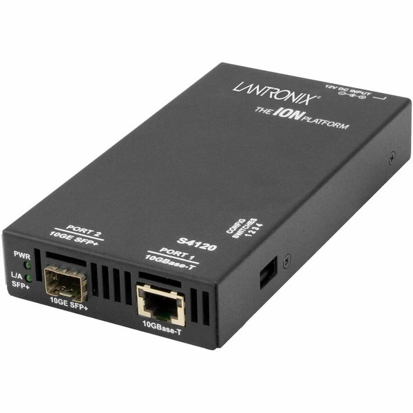 Stand-alone 10 Gigabit Ethernet Media Converter 10GBase-T Copper to Fiber - 10G BASE-T TO 10GE FIBER CONVERTER with NA power supply