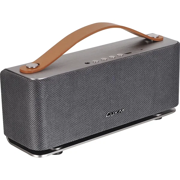 LUXA2 Groovy Portable Bluetooth Speaker System - 5 W RMS - Silver - Battery Rechargeable - 1