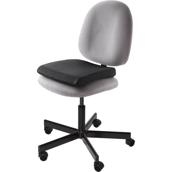 Kensington Memory Foam Seat Rest - Black - 1 Each - TAA Compliant