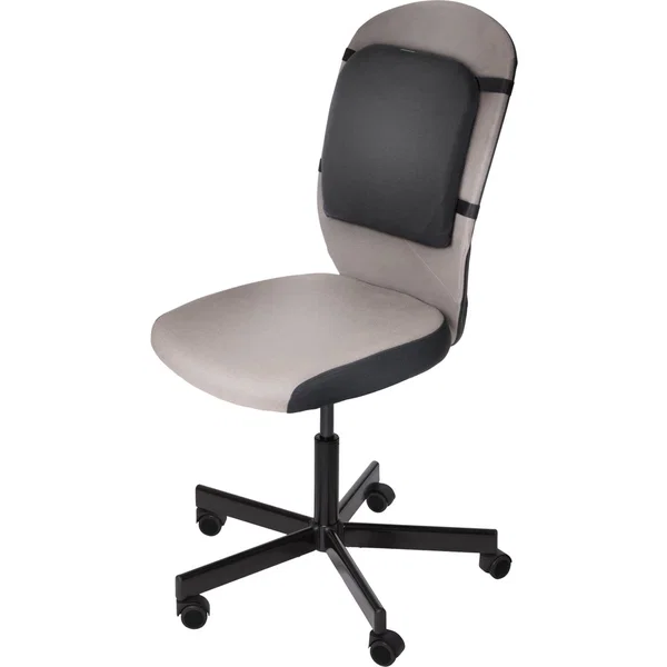 Kensington Memory Foam Back Rest - Black - 1 Each