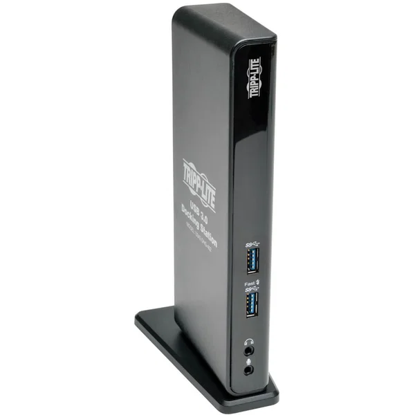 Eaton Tripp Lite Series USB 3.x (5Gbps) Laptop Dock - HDMI, DVI Video, Audio, USB, Ethernet - USB - 6 x USB Ports - Network (RJ-45) - HDMI - DVI - Black