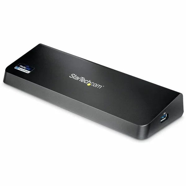 StarTech USB 3.0 Docking Station Dual Monitor with HDMI & 4K DisplayPort, 4x USB-A, Ethernet, USB Type A Universal Laptop Dock, TAA - USB 3.0 Dual Monitor Docking Station with HDMI + DisplayPort/ 4x USB-A (5Gbps)/ 1x always-on fast-charge port/ GbE/ Audio