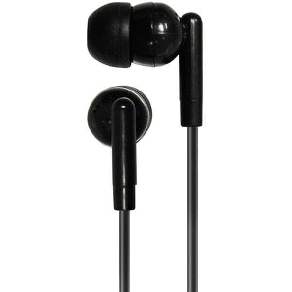 Hamilton Buhl Silicone Ear Buds - Stereo - Mini-phone (3.5mm) - Wired - Binaural - In-ear - 4 ft Cable - Black