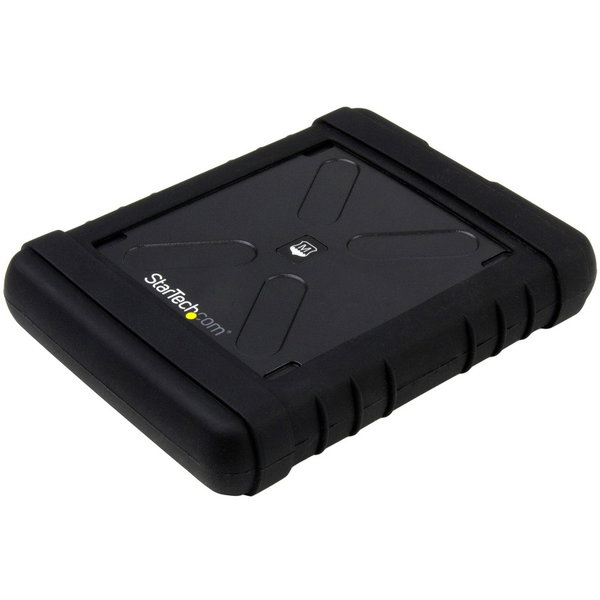 StarTech 2.5" USB 3.0 Hard Drive Enclosure - Rugged - Supports UASP - Tool-Less - IP54 - SSD USB External HDD Enclsoure - USB 3.0 to 2.5in SATA III (6 Gbps) HDD or SSD enclosure - UASP for fast performance - Military MIL-STD-810G rated with exceptional sh