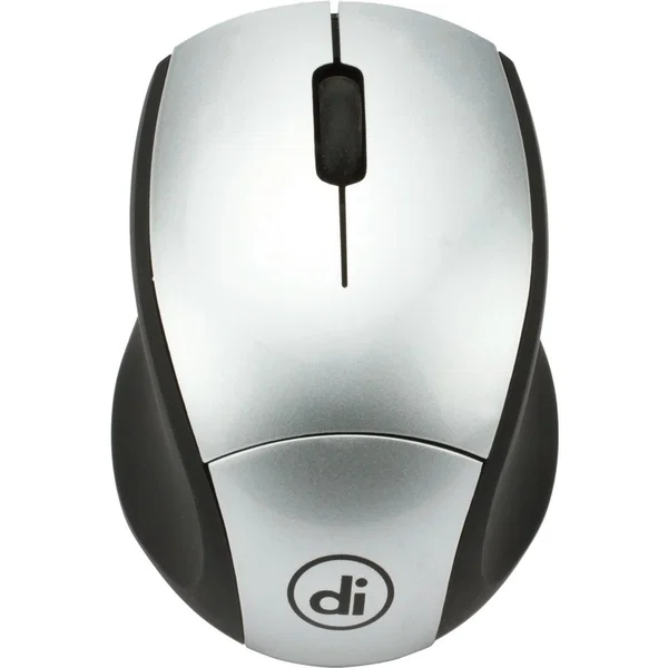 Digital Innovations EasyGlide Wireless 3-Button Travel Mouse - Optical - Wireless - Radio Frequency - USB - Scroll Wheel - Symmetrical