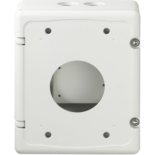 Hanwha Techwin SBP-300NB Mounting Box for Network Camera - Ivory - Steel, Aluminum, Silicone