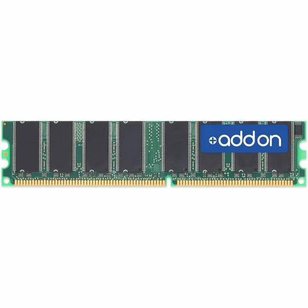 AddOn AA32C12864-PC333 x1 JEDEC Standard 1GB DDR-333MHz Unbuffered Dual Rank 2.5V 184-pin CL3 UDIMM - 100% compatible and guaranteed to work
