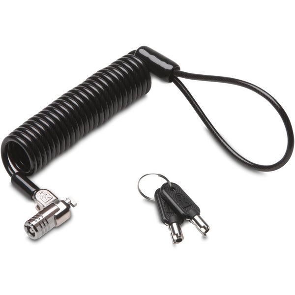 Kensington MicroSaver 2.0 Portable Keyed Laptop Lock - 6 ft Cable - Keyed Lock - Carbon Steel - For Notebook