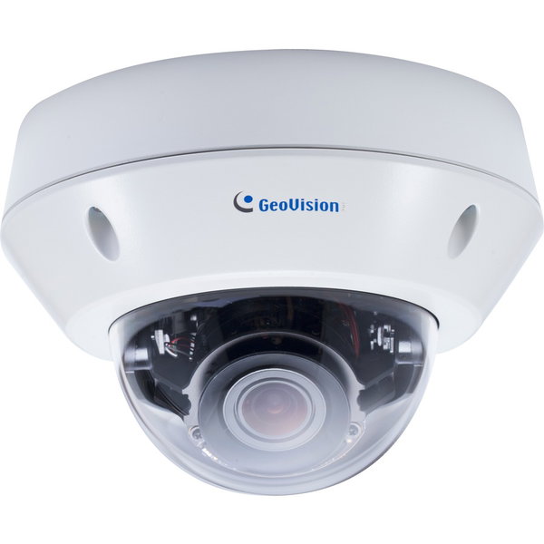 GeoVision GV-VD2712 2 Megapixel Outdoor HD Network Camera - Monochrome, Color - Dome - 98.40 ft - MJPEG, H.264, H.265 - 1920 x 1080 - 2.80 mm- 12 mm Varifocal Lens - 4.3x Optical - 30 fps - CMOS - Junction Box Mount, Wall Mount, Pendant Mount, Corner Moun