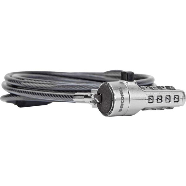 Targus DEFCON Trapezoid Serialized Combo Cable Lock - 25 pack - 6.50 ft Cable - Combination Lock - For Notebook