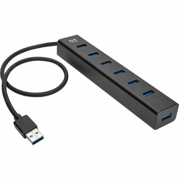 Tripp Lite by Eaton 7-Port USB 3.0 SuperSpeed Hub / Splitter Portable Mini Aluminum 5 Gbps - USB 3.0 - External - 7 USB Port(s) - 7 USB 3.0 Port(s)