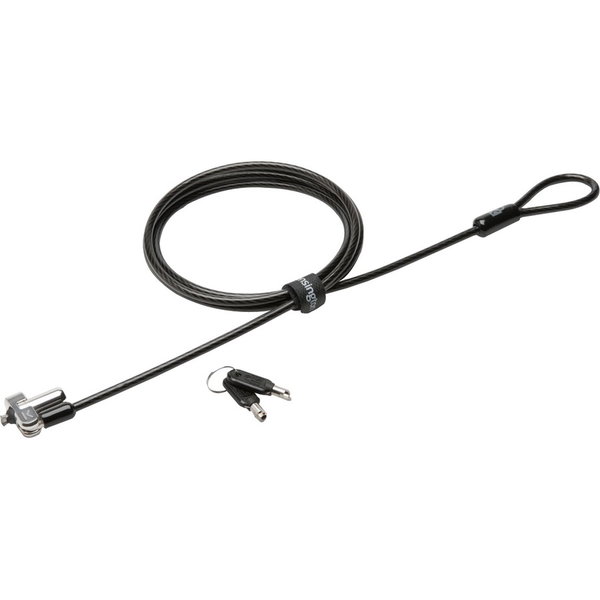 Kensington N17 Keyed Laptop Lock for Dell Laptops On Demand - Master - 6 ft Cable - Master Keyed Lock - Carbon Steel - For Notebook, Tablet