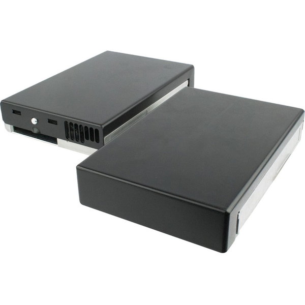 CRU Data Express DX175 Drive Bay Adapter Internal - Black - 1 x Total Bay - 1 x 2.5"/3.5" Bay - Metal