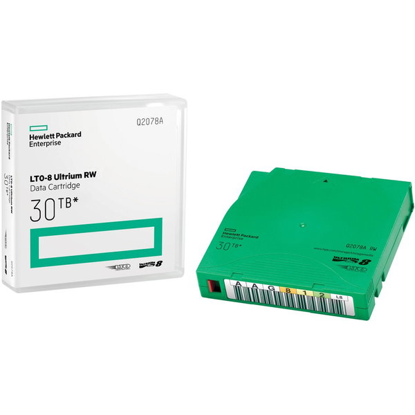 HPE LTO-8 Ultrium 30TB RW 960 Data Cartridge Pallet with Cases - LTO-8 - 12 TB (Native) / 30 TB (Compressed) - 3149.61 ft Tape Length - 1 Pack