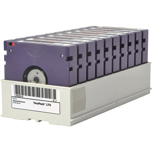 HPE LTO-8 Custom Labeled Terapack 10 CarbideClean Data Tapes - LTO-8 - Labeled - 12 TB (Native) / 30 TB (Compressed) - 10 Pack