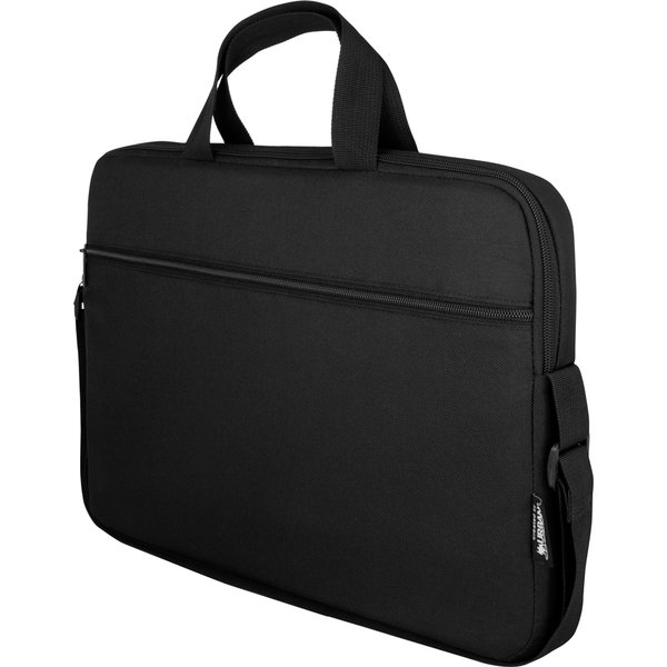 Urban Factory Nylee Carrying Case (Messenger) for 14" Notebook - Black - Shock Absorbing, Water Resistant - 210D Polyester Interior Material - Handle, Shoulder Strap - 11.6" Height x 14.8" Width x 2" Depth